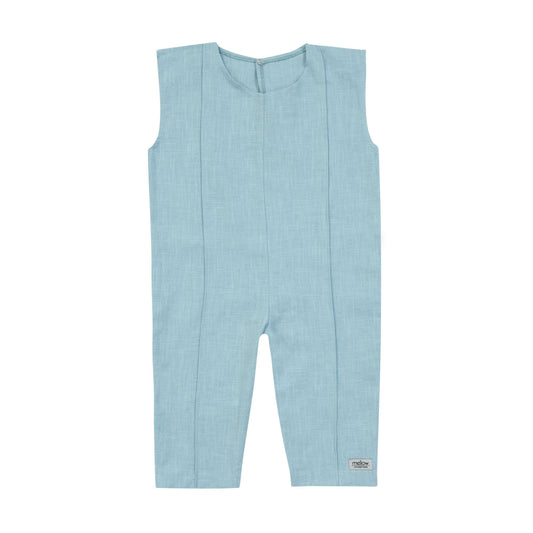 Kinder Overall aus Ramie Blau