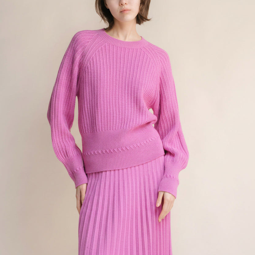 Kaschmir Sweater Damen Pullover Raglan