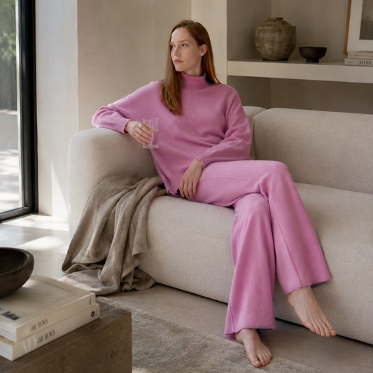 Wollhose, Kaschmirhose, Kaschmir, Damen Loungewear, Luxus Kleidung