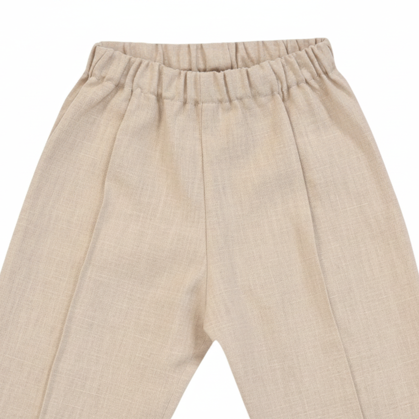 Ramie Kinder Set Beige – 100% Naturfaser