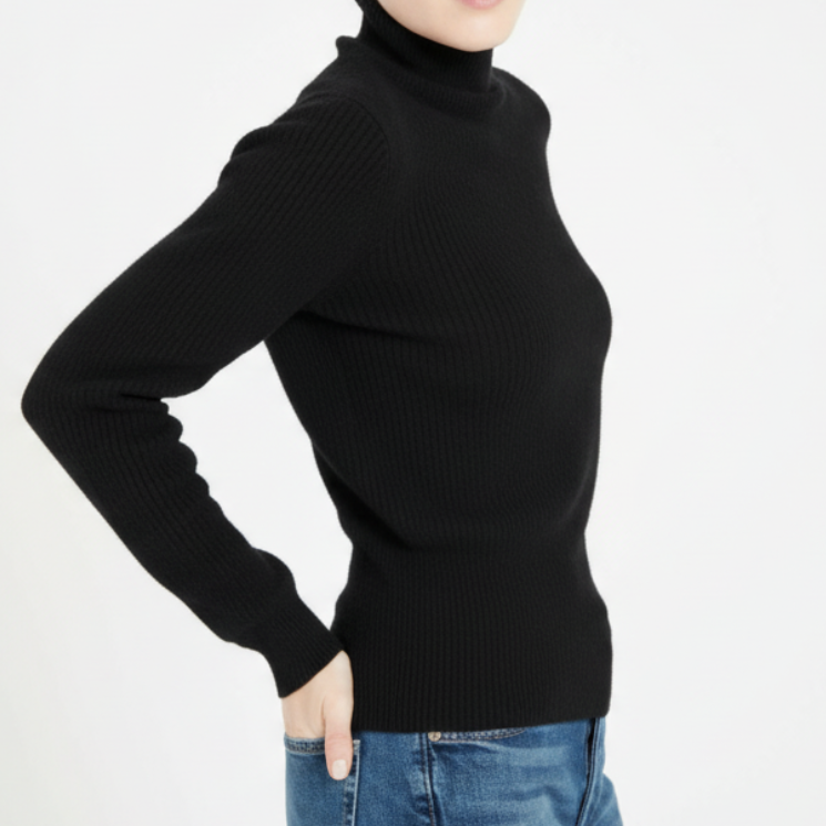 Rollkragenpullover aus 100% Kaschmir- Classy