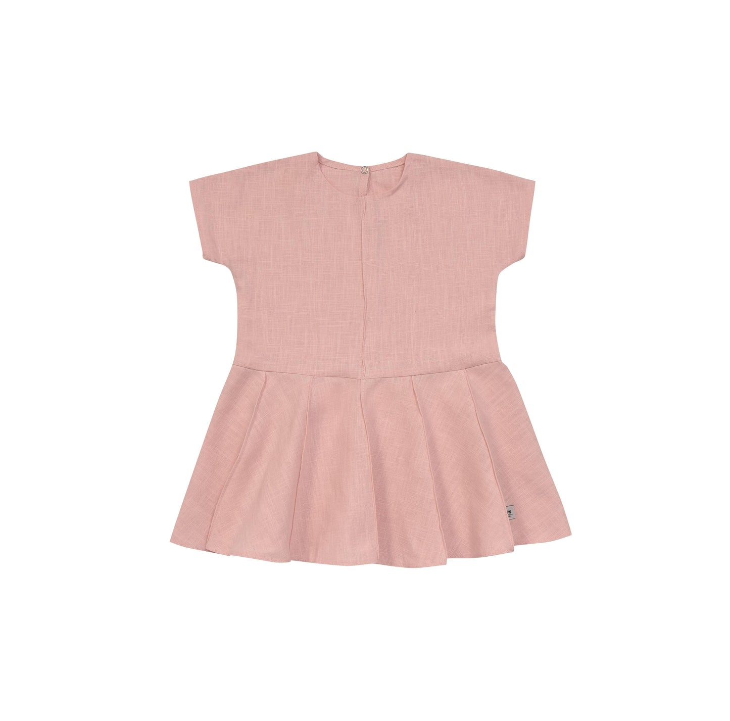 Ramie Baby/Kid Dress - Rosa-1