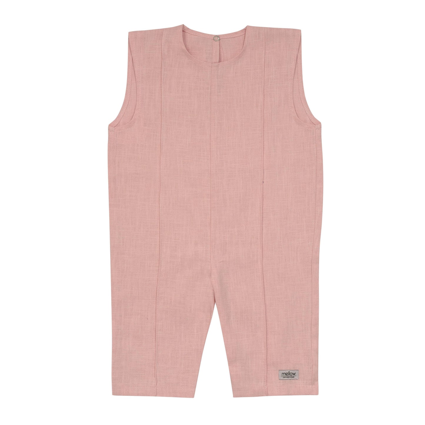 Ramie Baby/Kid Overall - Rosa-0