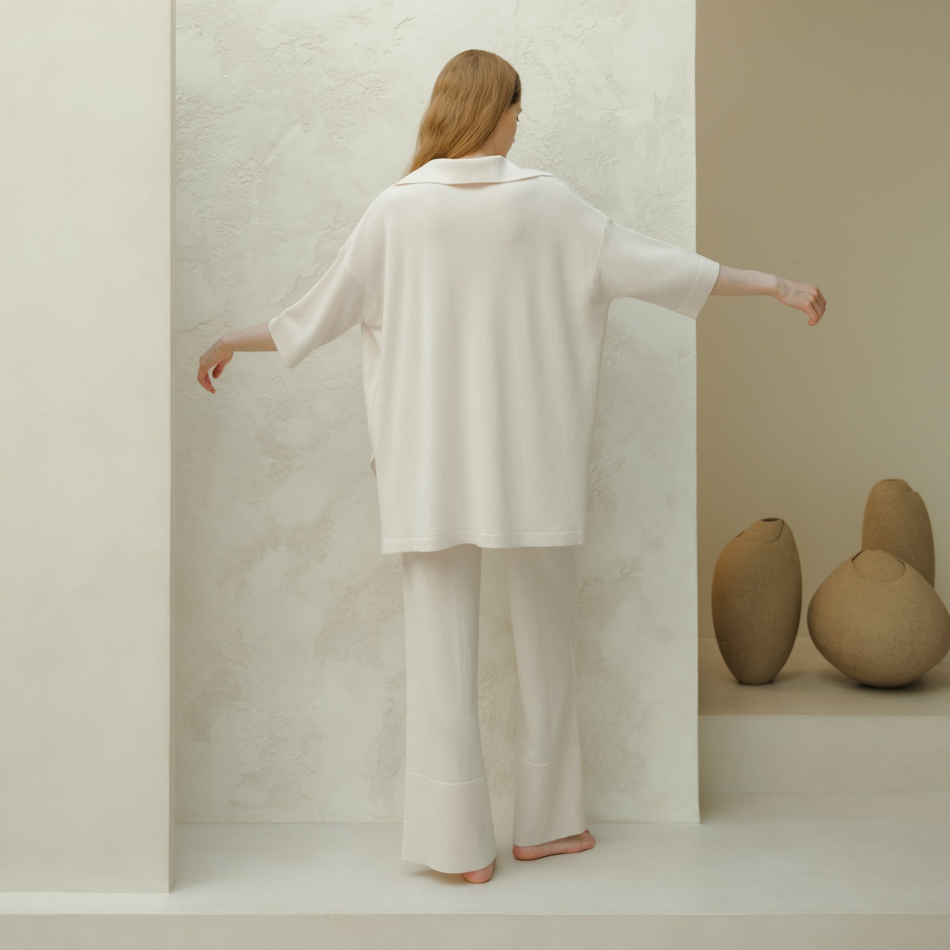 Extra Fine Merino Wide-Leg Trousers-4