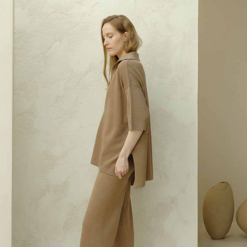 Extra Fine Merino Wide-Leg Trousers-5