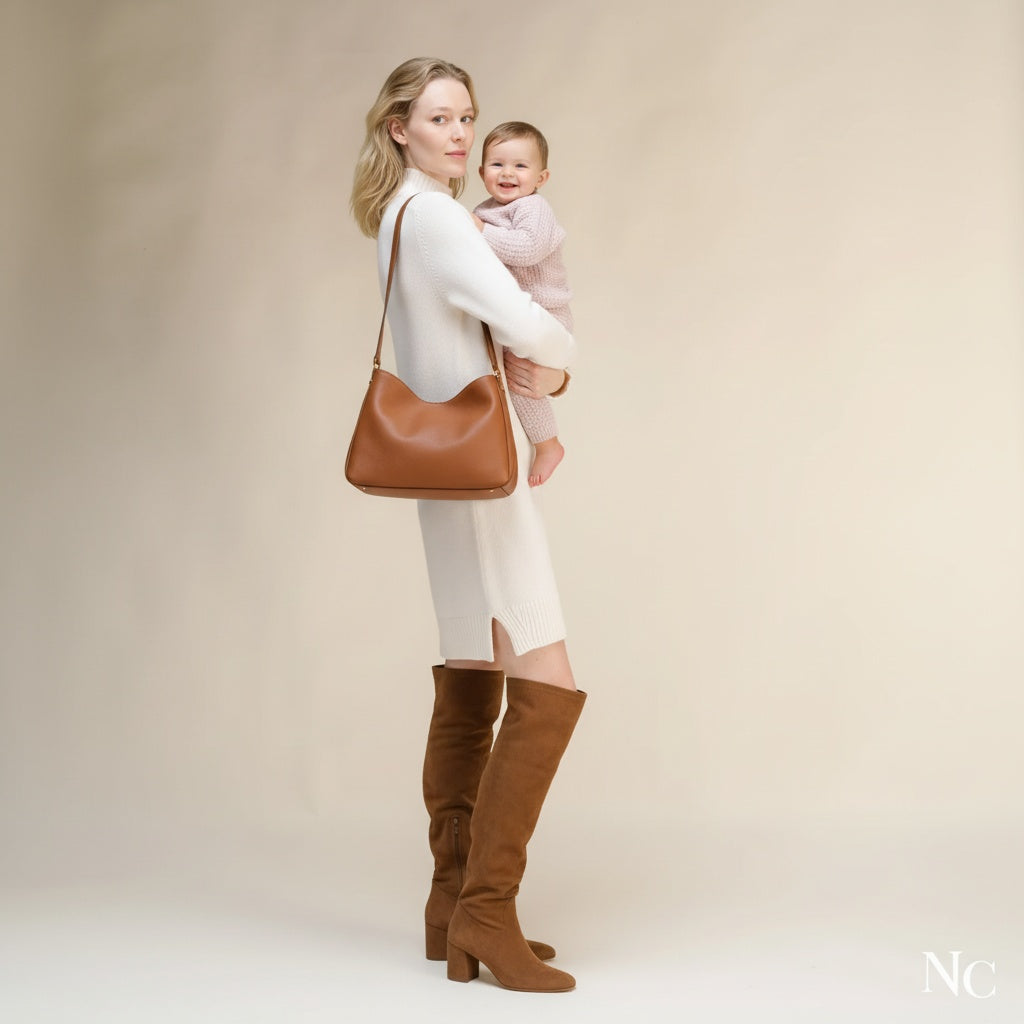 Midikleid Mira – Feinstrick mit Kaschmir-Anteil