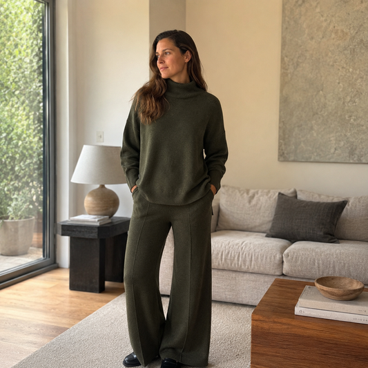 Wollhose, Kaschmirhose, Kaschmir, Damen Loungewear, Luxus Kleidung