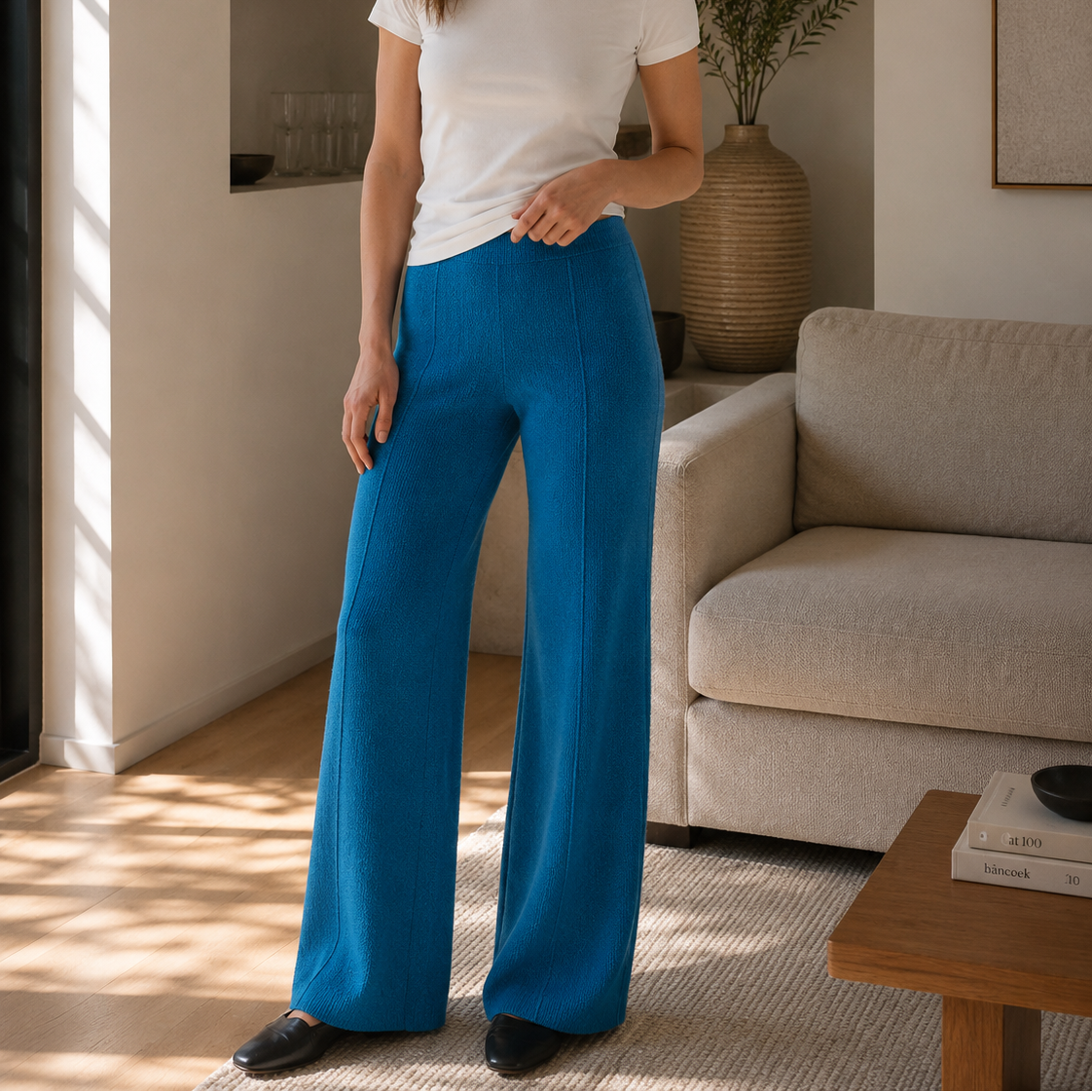 Wollhose, Kaschmirhose, Kaschmir, Damen Loungewear, Luxus Kleidung