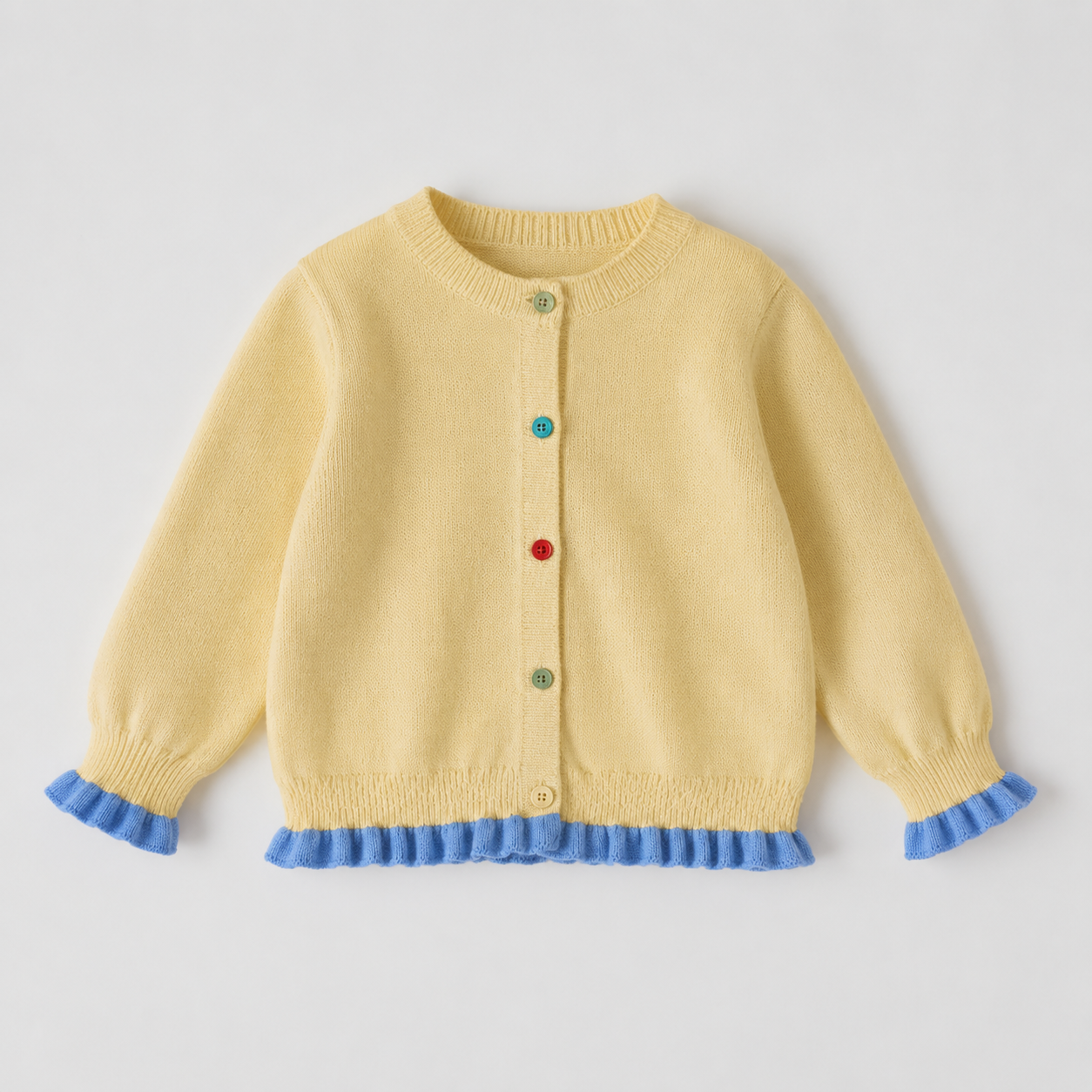 Bunte Strickjacke