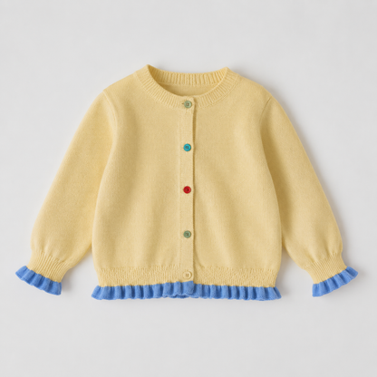 Bunte Strickjacke