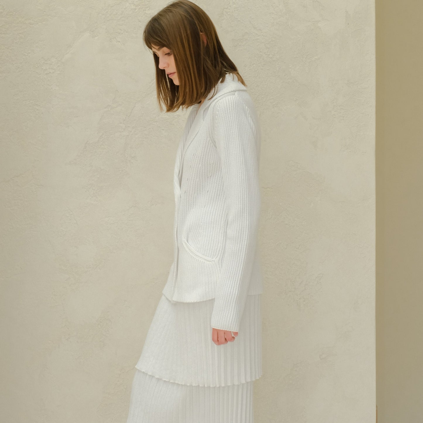 Fine Cotton Double Breasted Jacket-4