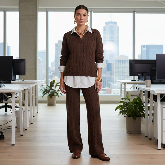 Kaschmir Pullover mit Kragen Zaya