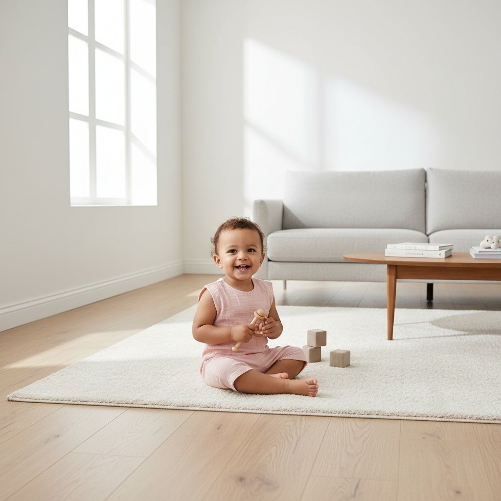 Ramie Baby Overall Rosa – 100% Naturfaser