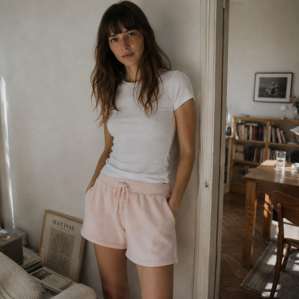 Baumwollshorts Damen Shorts Sommerhose kurze Hose Damen