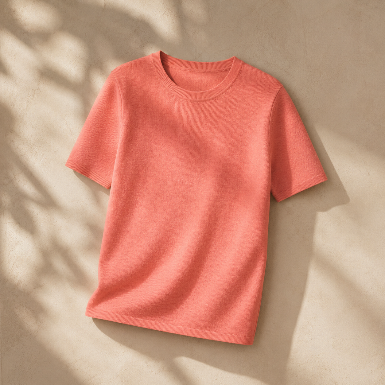 Basic Baumwoll-T-Shirt Jana