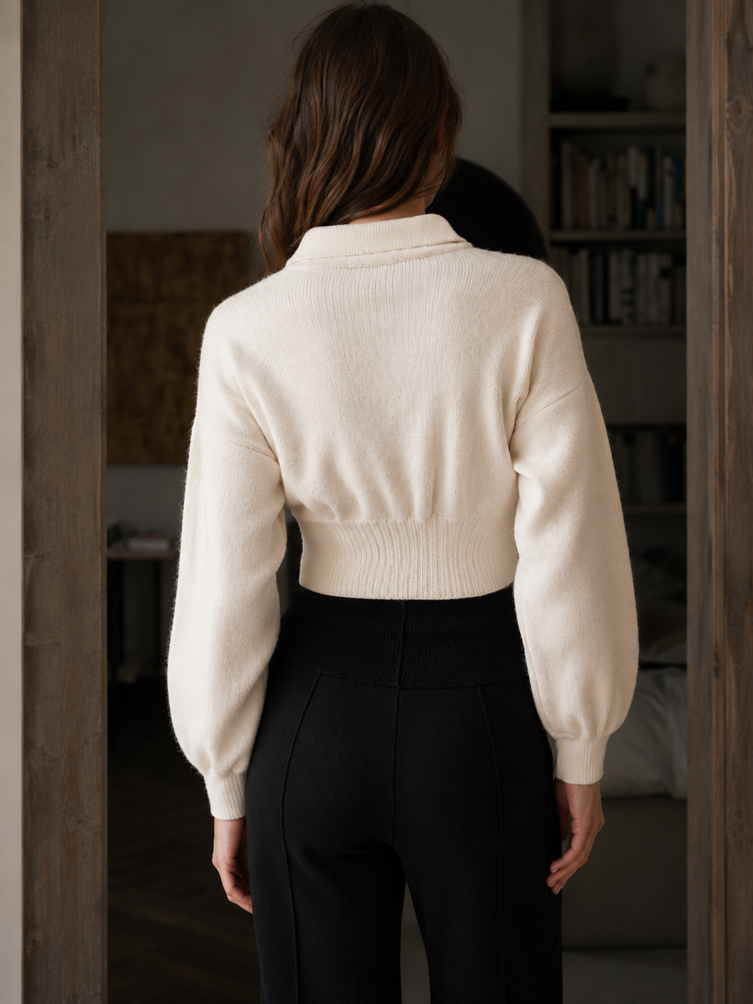 Lammwolle Pullover Damen