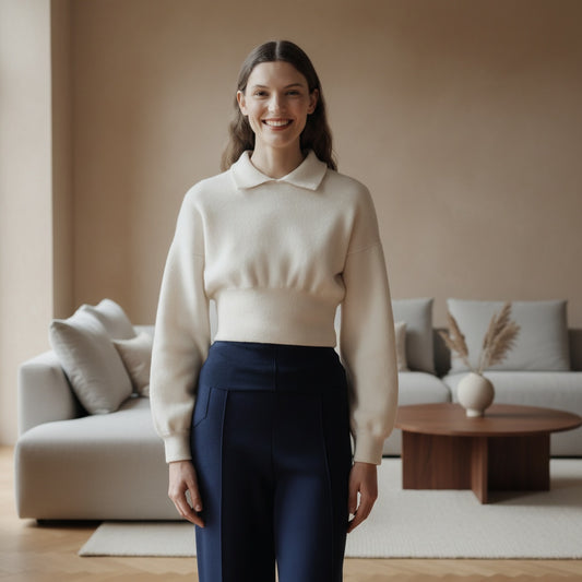 Lamwolle-Polo Damen Jules