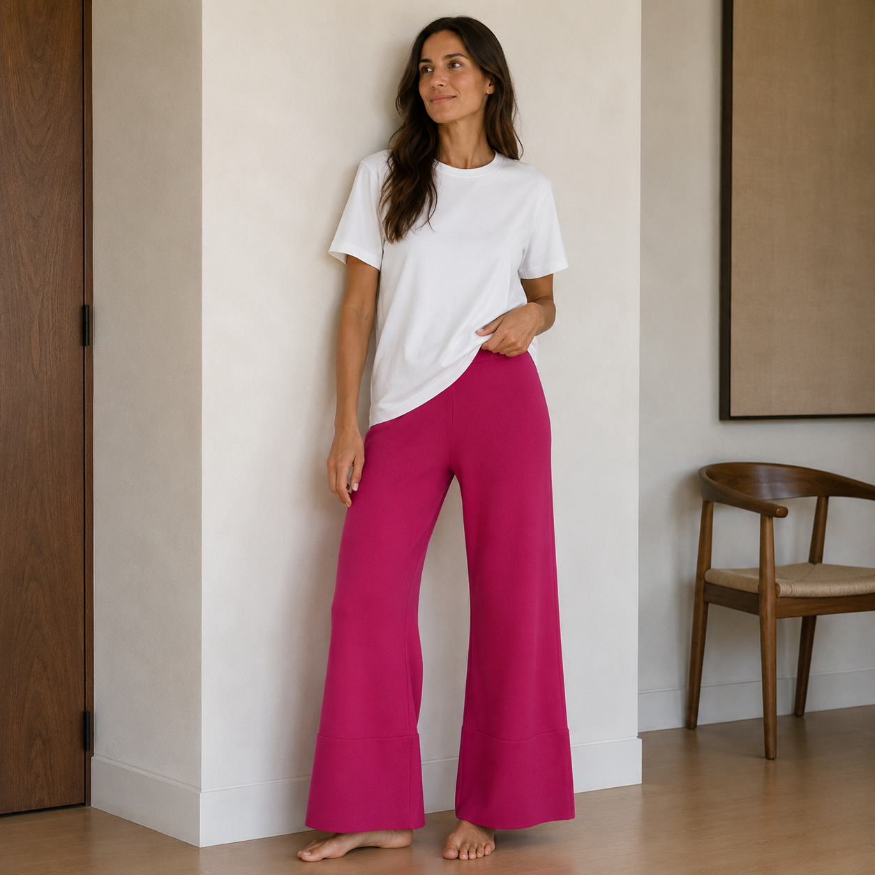 Merinowolle Hose Damen, Wollhose, Loungewear Damen