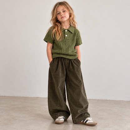 Cord Hose Wide Leg