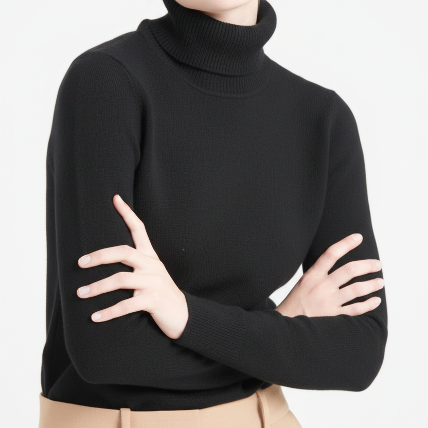 Rollkragenpullover aus 100% Kaschmir- Classy