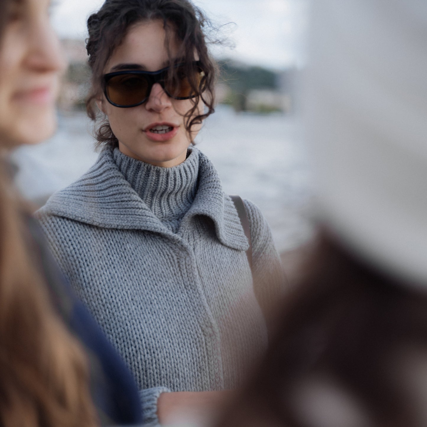 Grobstrick Cardigan Kaschmirmischung Damen Ruth-3