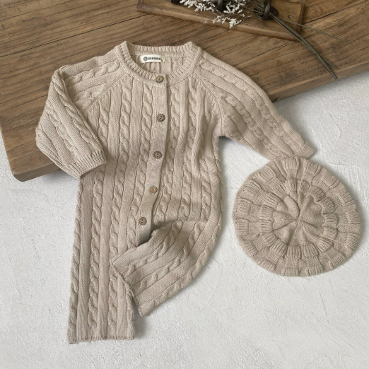 Baby Strick-Overall