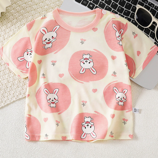 T-Shirt mit Hasen- Print