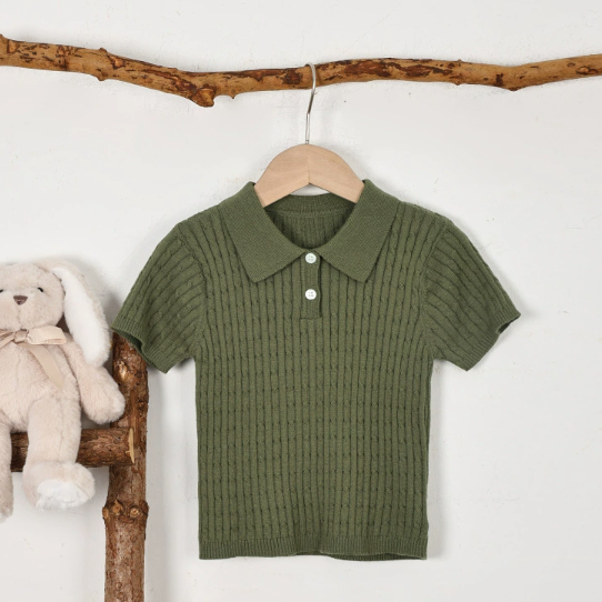 Polo Strickshirt