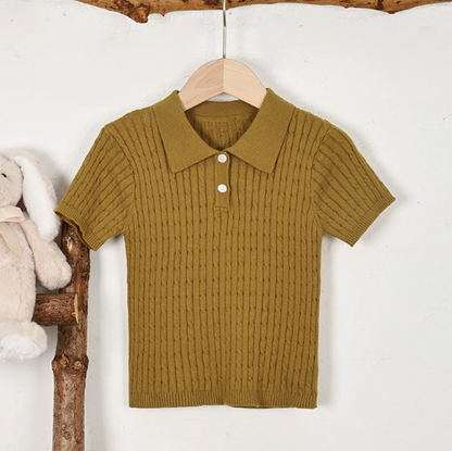 Polo Strickshirt