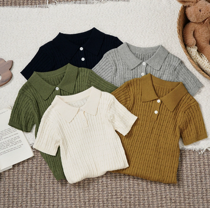 Polo Strickshirt