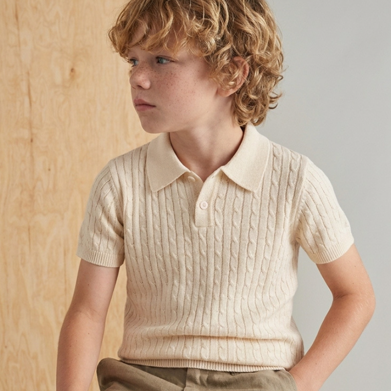 Polo Strickshirt