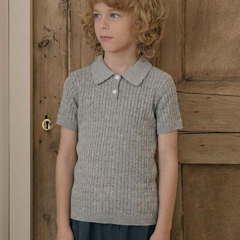 Polo Strickshirt