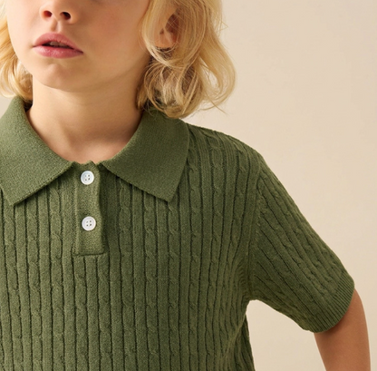 Polo Strickshirt
