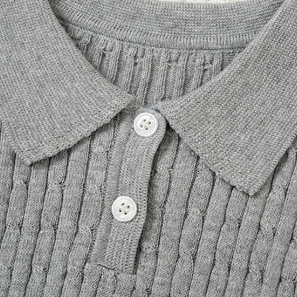Polo Strickshirt