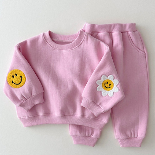 Smiley Set 2-teilig | Sweatshirt & Hose