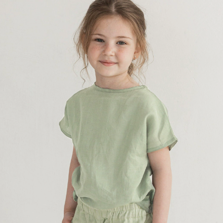 Lyocell- Leinen T-Shirt