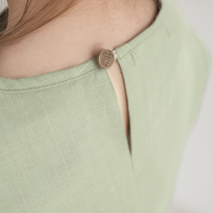 Lyocell- Leinen T-Shirt