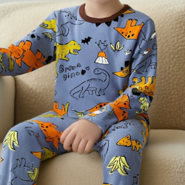 Lange Unterwäsche Dino Print
