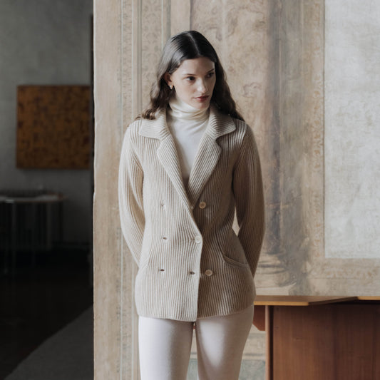 Pure Cashmere Bar Jacket-0