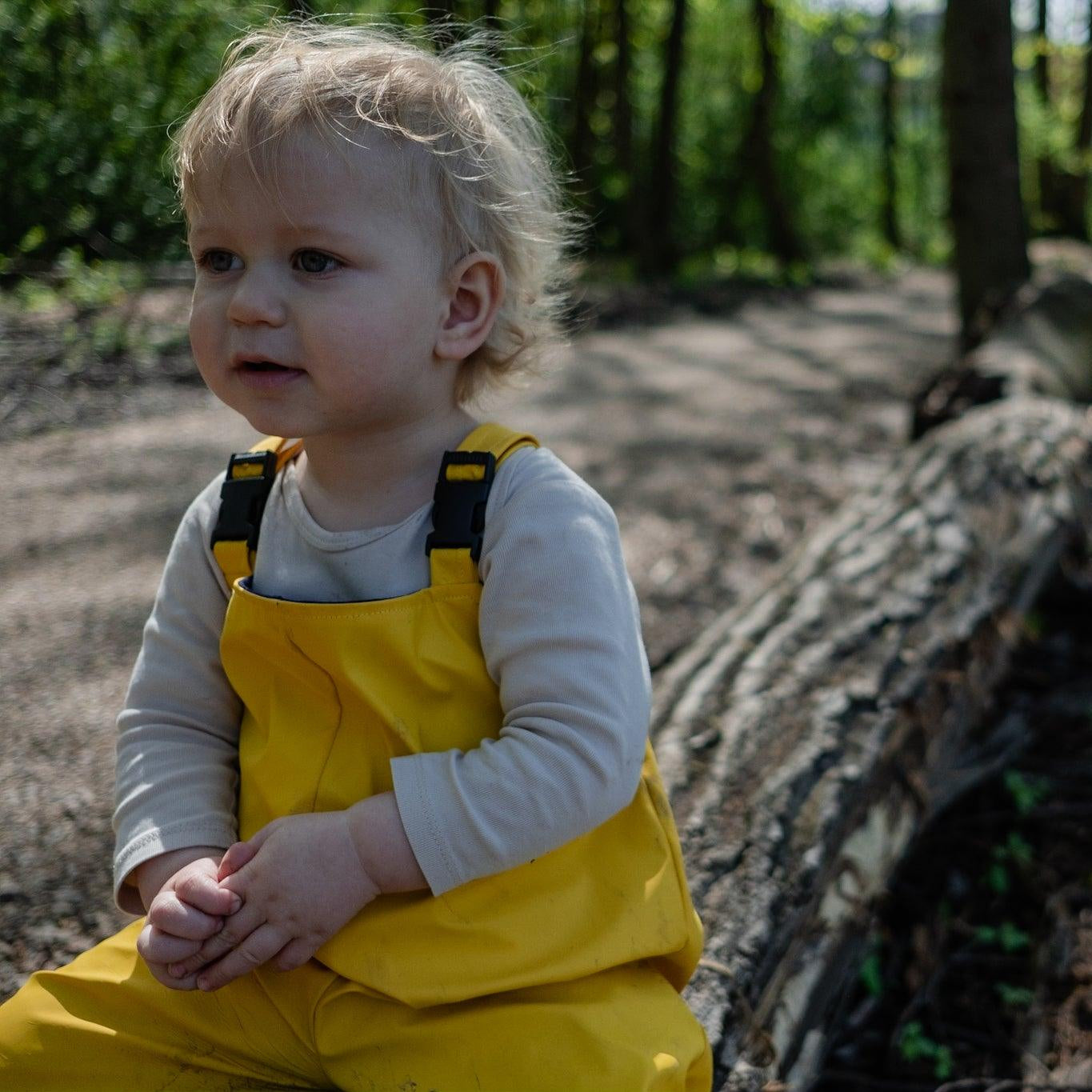 Waterproof Baby/Kid Clothing Set - Yellow-3