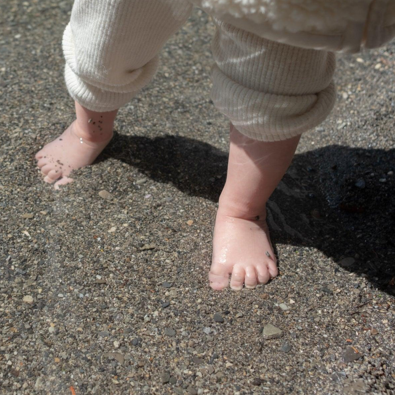 Linen Pants with Suspenders - Beige-4